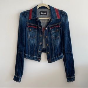 NWOT Just Cavalli Denim Jacket Size 40